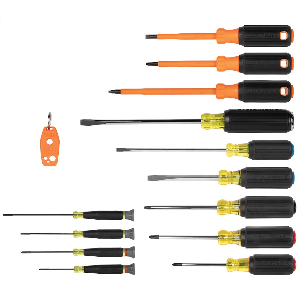 Klein Tools 85814 14-Piece Screwdriver Set, 4 Precision, 5